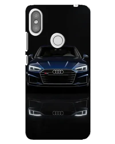 Чехол для Xiaomi Redmi S2 с картинкой «Audi — ночное отражение»