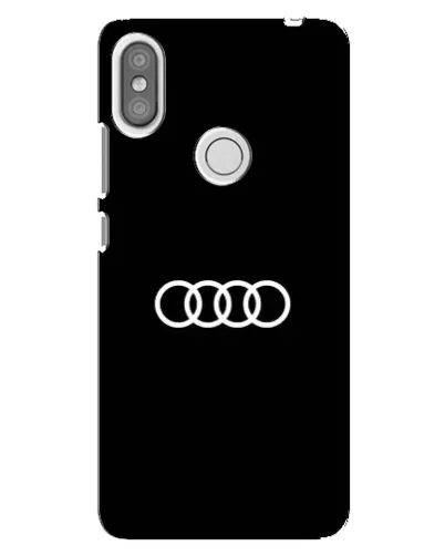 Чехол для Xiaomi Redmi S2 с картинкой «Audi White Logo»