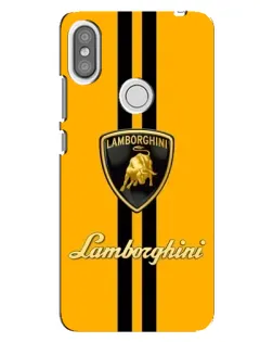 Чохол для Xiaomi Redmi S2 з картинкою «Lamborghini Stripe жовтий»