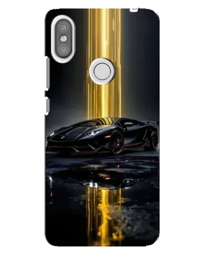 Чехол для Xiaomi Redmi S2 с картинкой «Ночной Lamborghini драйв»