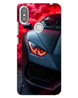 Чохол для Xiaomi Redmi S2 з картинкою «Lamborghini червоне сяйво»