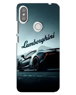 Чехол для Xiaomi Redmi S2 с картинкой «Классическая надпись Lamborghini»