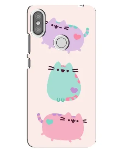 Чехол для Xiaomi Redmi S2 с картинкой «Pusheen трио»