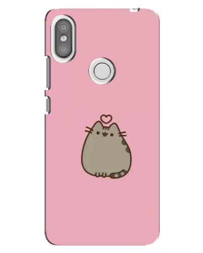Чехол для Xiaomi Redmi S2 с картинкой «Pusheen сердце»