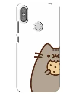 Чехол для Xiaomi Redmi S2 с картинкой «Пушин с печеньем»