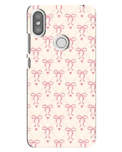 Чехол для Xiaomi Redmi S2 с картинкой «Розовые бантики Coquette»