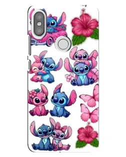 Чехол для Xiaomi Redmi S2 с картинкой «Стикеры Stitch и Angel»