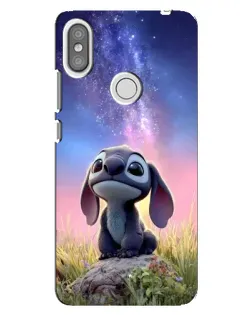 Чехол для Xiaomi Redmi S2 с картинкой «Стич на рассвете»