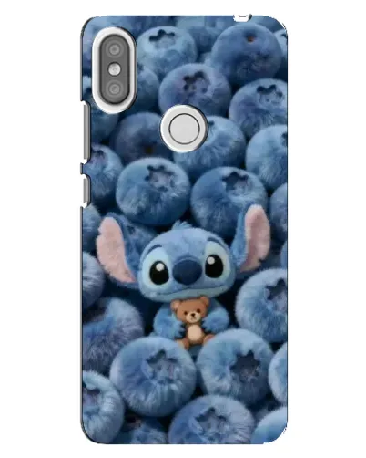 Чехол для Xiaomi Redmi S2 с картинкой «Стич и голубика»