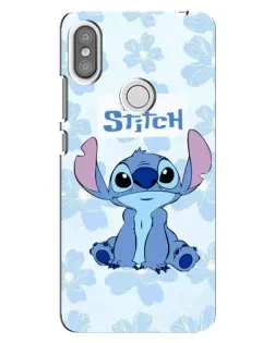 Чехол для Xiaomi Redmi S2 с картинкой «Stitch среди цветов»