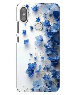 Чохол для Xiaomi Redmi S2 з картинкою «Блакитний квітковий каскад»