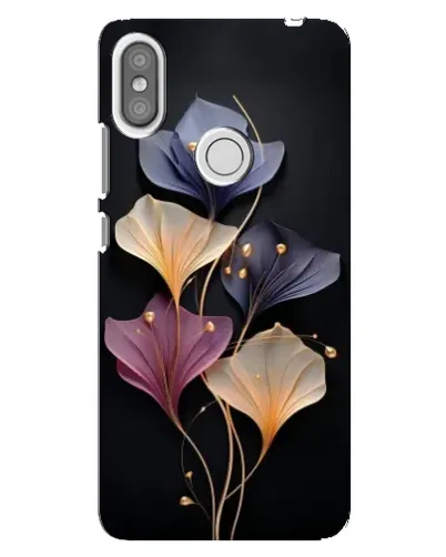 Чехол для Xiaomi Redmi S2 с картинкой «Лиловые цветы грации»
