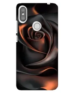 Чохол для Xiaomi Redmi S2 з картинкою «Шовкова чорна троянда»