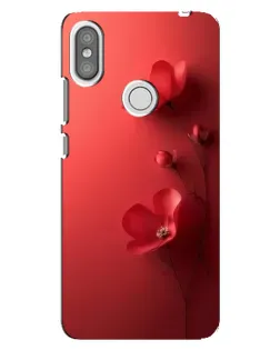 Чохол для Xiaomi Redmi S2 з картинкою «Макові суцвіття»