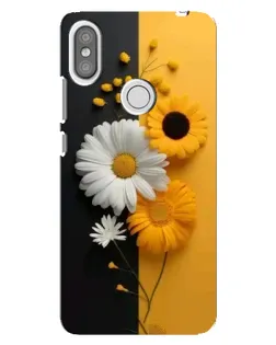 Чохол для Xiaomi Redmi S2 з картинкою «Соняшник та ромашка»