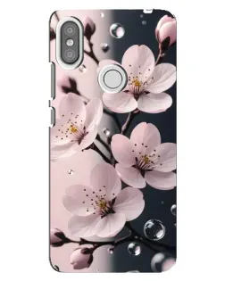 Чохол для Xiaomi Redmi S2 з картинкою «Ніжня сакура та краплі»