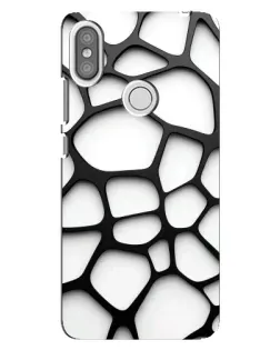 Чохол для Xiaomi Redmi S2 з картинкою «Біла об'ємна сітка»