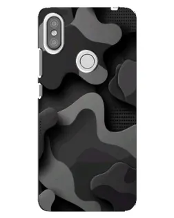 Чохол для Xiaomi Redmi S2 з картинкою «Темний абстрактний камуфляж»