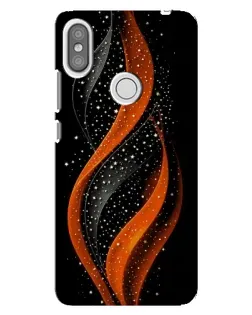 Чохол для Xiaomi Redmi S2 з картинкою «Вогняна зоряна хвиля»