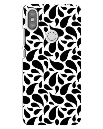 Чехол для Xiaomi Redmi S2 с картинкой «Контрастные черные капли»