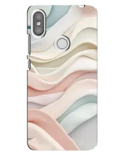Чехол для Xiaomi Redmi S2 с картинкой «Пастельные нежные волны»