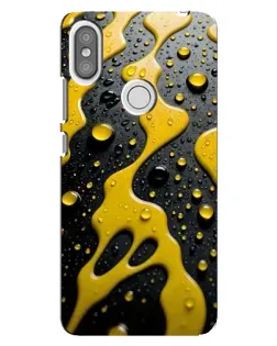 Чехол для Xiaomi Redmi S2 с картинкой «Жидкое желтое золото»