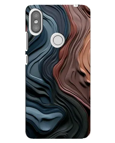 Чехол для Xiaomi Redmi S2 с картинкой «Цветные волны каньона»