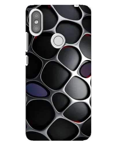 Чехол для Xiaomi Redmi S2 с картинкой «Объемная темная решетка»