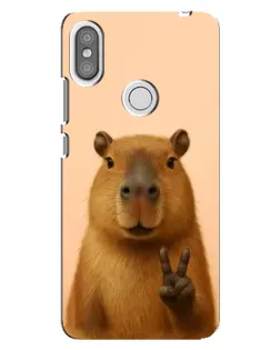 Чохол для Xiaomi Redmi S2 з картинкою «Капібара вікторія»