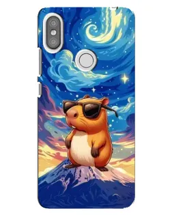 Чохол для Xiaomi Redmi S2 з картинкою «Капібара Ван Гога»