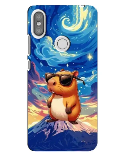 Чохол для Xiaomi Redmi S2 з картинкою «Капібара Ван Гога»