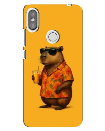 Чохол для Xiaomi Redmi S2 з картинкою «Капібара на відпочинку»