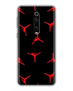 Чехол для Xiaomi Mi 9T с картинкой «Jordan Red Pattern»
