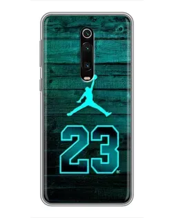 Чехол для Xiaomi Mi 9T с картинкой «Jordan Cyan 23»