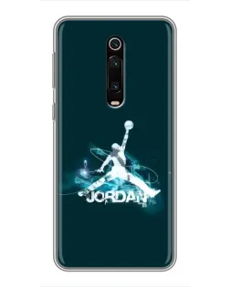 Чехол для Xiaomi Mi 9T с картинкой «Jordan Blue Fire»
