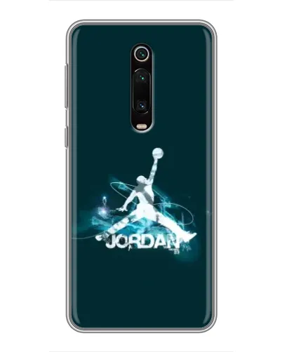 Чехол для Xiaomi Mi 9T с картинкой «Jordan Blue Fire» Чехол для Xiaomi Mi 9T с картинкой «Jordan Blue Fire»