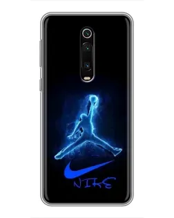 Чехол для Xiaomi Mi 9T с картинкой «Jordan Neon Blue»