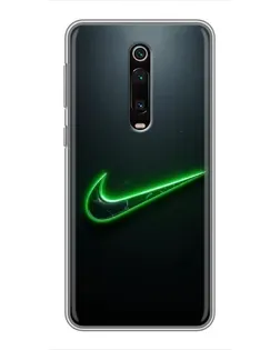 Чехол для Xiaomi Mi 9T с картинкой «Неоновый контур Nike» Чехол для Xiaomi Mi 9T с картинкой «Неоновый контур Nike»