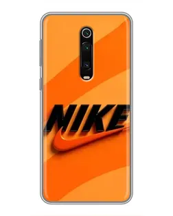 Чехол для Xiaomi Mi 9T с картинкой «Оранжевый драйв Nike» Чехол для Xiaomi Mi 9T с картинкой «Оранжевый драйв Nike»