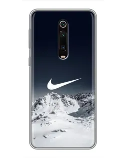 Чехол для Xiaomi Mi 9T с картинкой «Nike — зимние горы» Чехол для Xiaomi Mi 9T с картинкой «Nike — зимние горы»