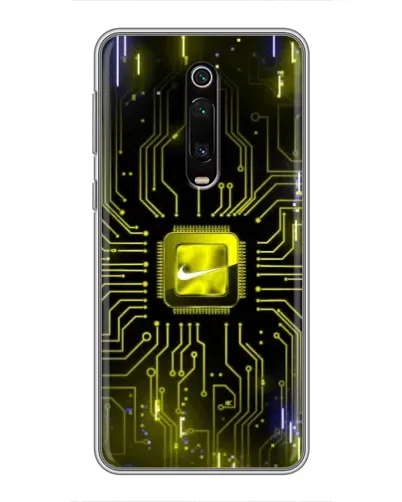 Чехол для Xiaomi Mi 9T с картинкой «Nike — золотая искра» Чехол для Xiaomi Mi 9T с картинкой «Nike — золотая искра»