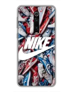 Чехол для Xiaomi Mi 9T с картинкой «Космический Nike Blue» Чехол для Xiaomi Mi 9T с картинкой «Космический Nike Blue»