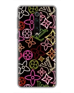 Чехол для Xiaomi Mi 9T с картинкой «Неоновый микс Nike»