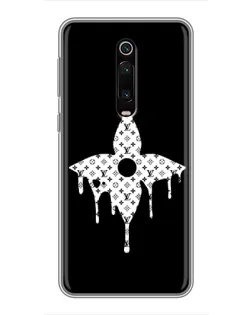 Чехол для Xiaomi Mi 9T с картинкой «Цветочная монограмма»