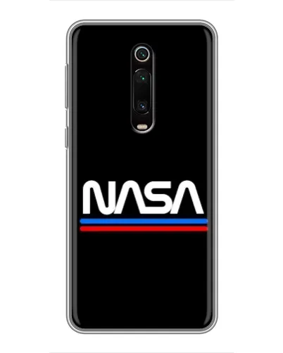 Чехол для Xiaomi Mi 9T с картинкой «NASA — классика Red Blue»