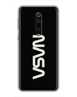 Чехол для Xiaomi Mi 9T с картинкой «NASA — вертикальный логотип»