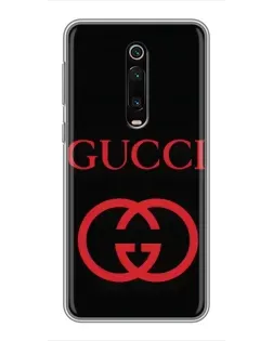 Чохол для Xiaomi Mi 9T з картинкою «Gucci — червоний логотип»