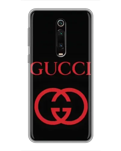 Чохол для Xiaomi Mi 9T з картинкою «Gucci — червоний логотип»
