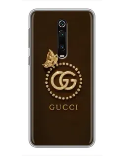 Чохол для Xiaomi Mi 9T з картинкою «Gucci — золотий метелик»