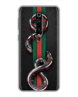 Чохол для Xiaomi Mi 9T з картинкою «Gucci — змія на смузі» Чохол для Xiaomi Mi 9T з картинкою «Gucci — змія на смузі»